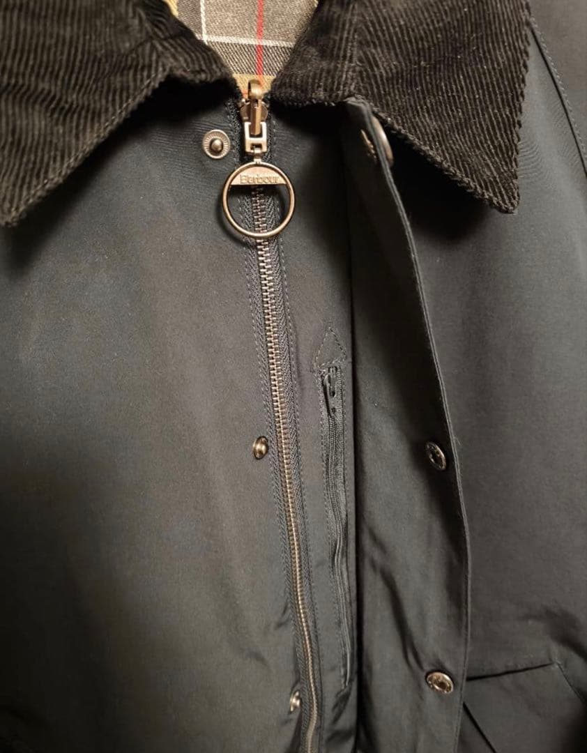 Barbour トランスポート　リバーシブルブルゾン ノンワックス　40