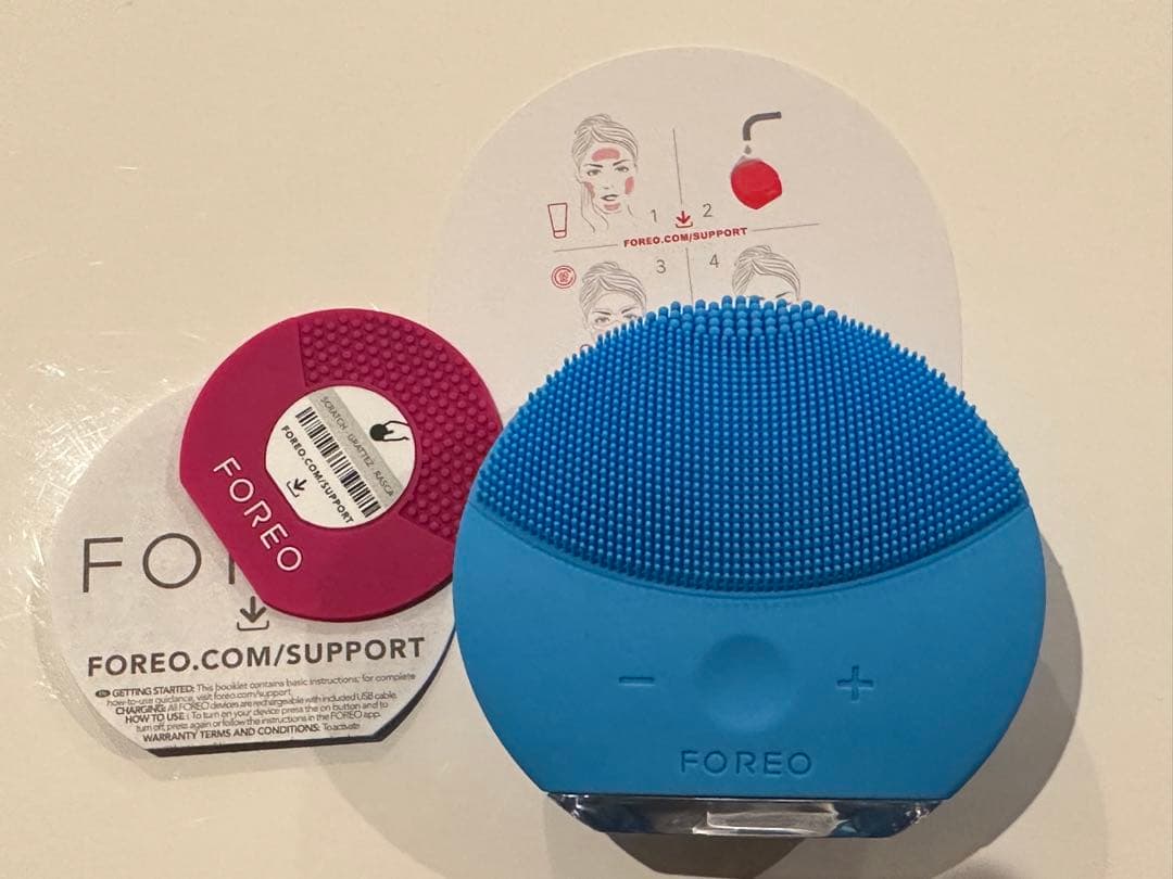FOREO LUNA mini 2 電動洗顔ブラシ 音波振動 アクアマリン