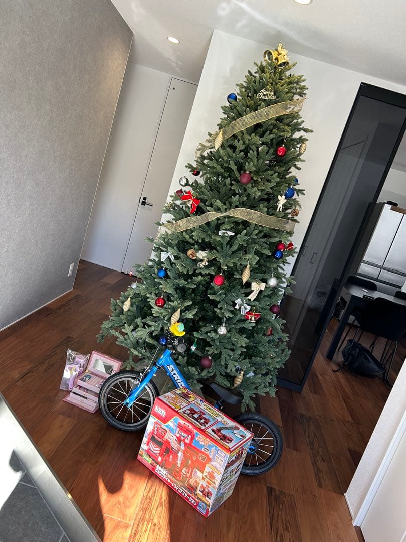 230cm コストコクリスマスツリー LED付き