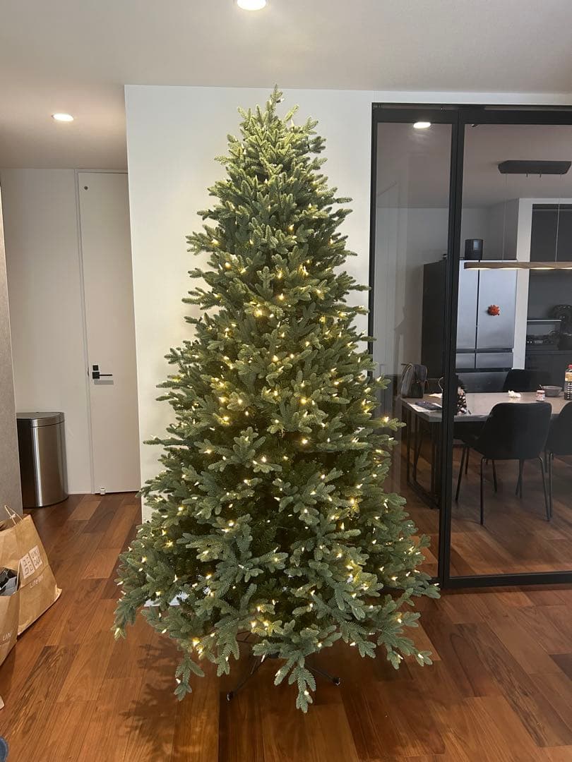 230cm コストコクリスマスツリー LED付き