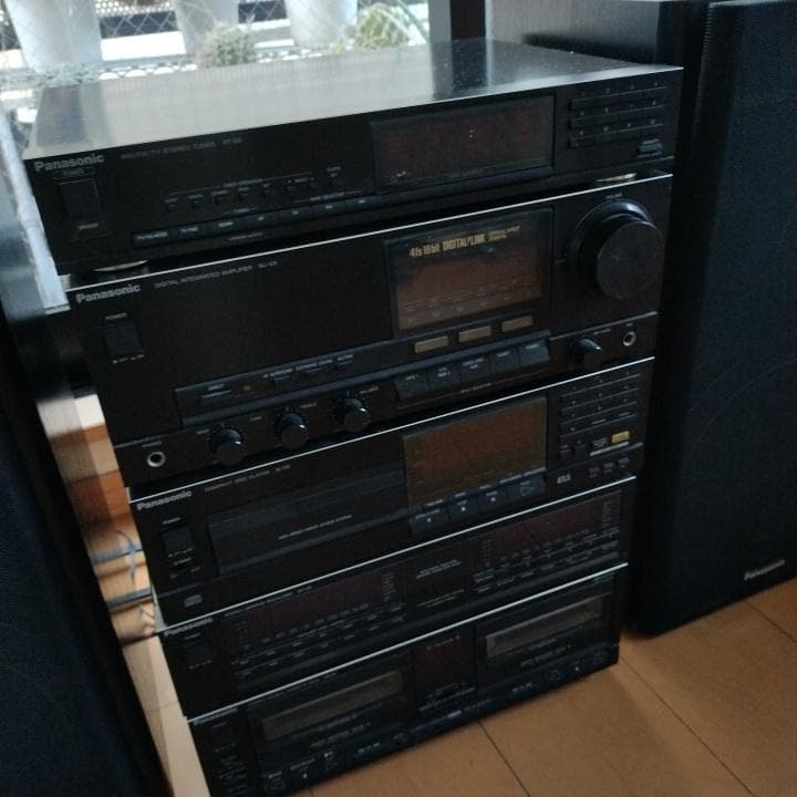 レア パナソニック CD、ラジオ、アンプ、カセットデッキ