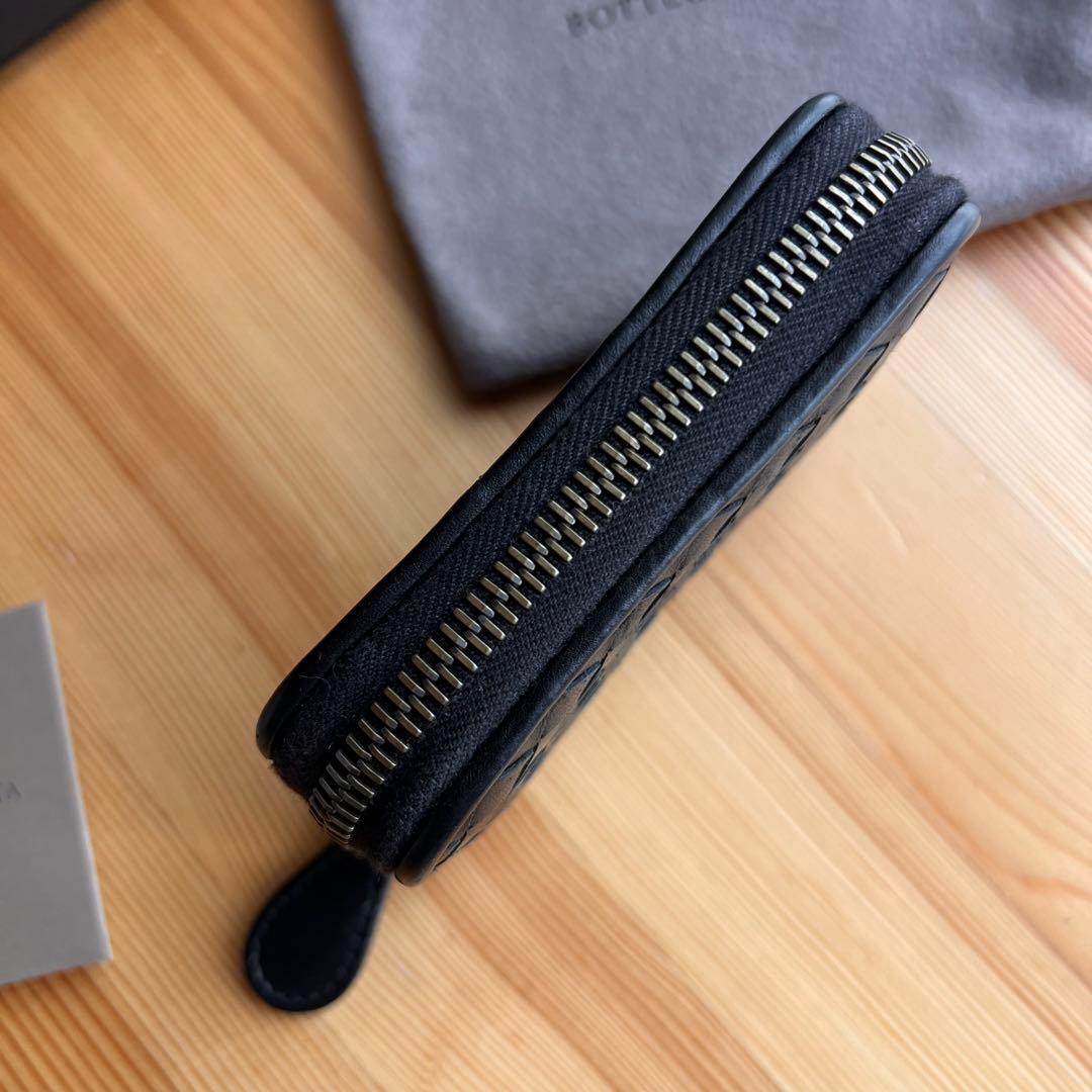 美品 ボッテガヴェネタ イントレチャート ケース カードケース ブラック