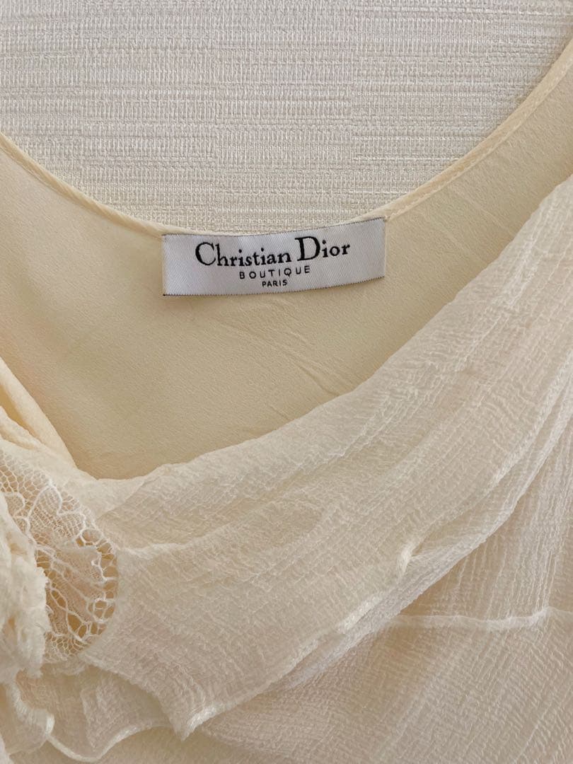 ディオール シルクシフォン 素敵なトップス