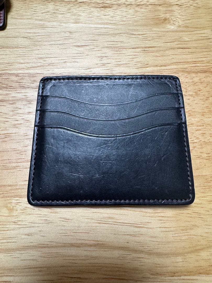 ワイルドスワンズ Begin別注 新ミニウォレット 財布 黒