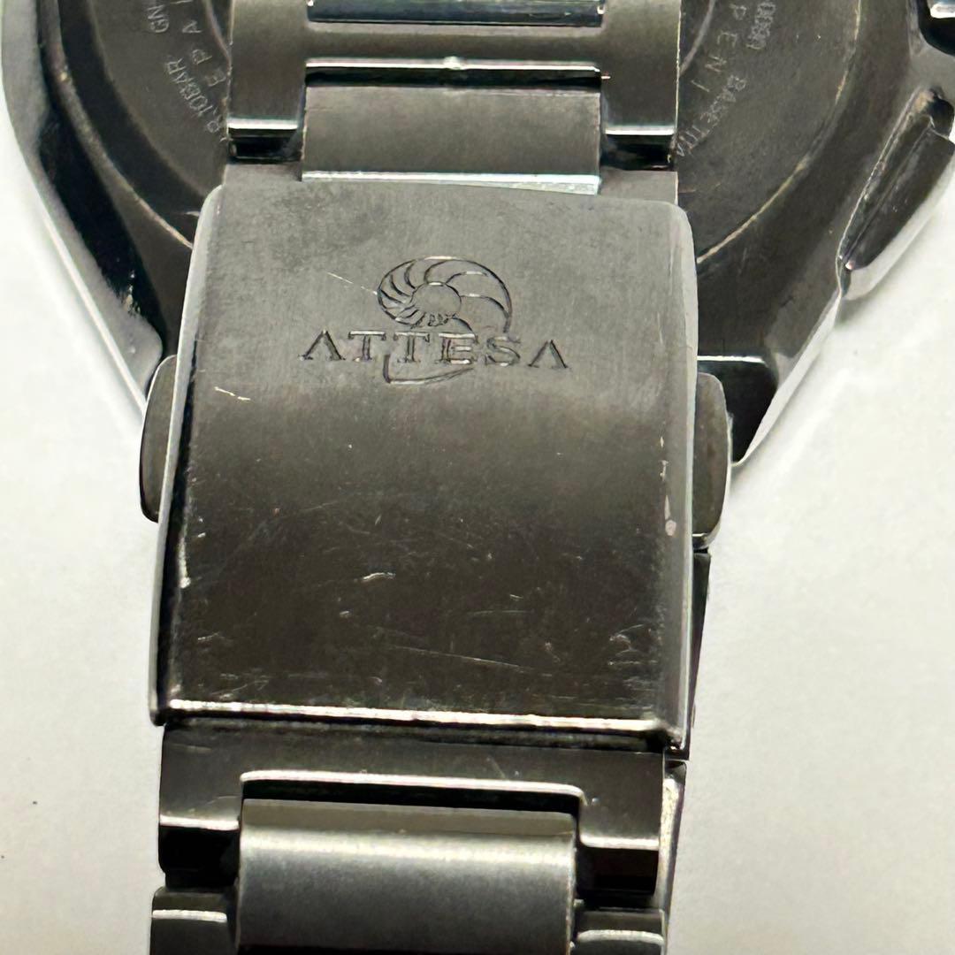 稼働 シチズン アテッサ エコドライブ チタン 20周年限定 ジェットセッター