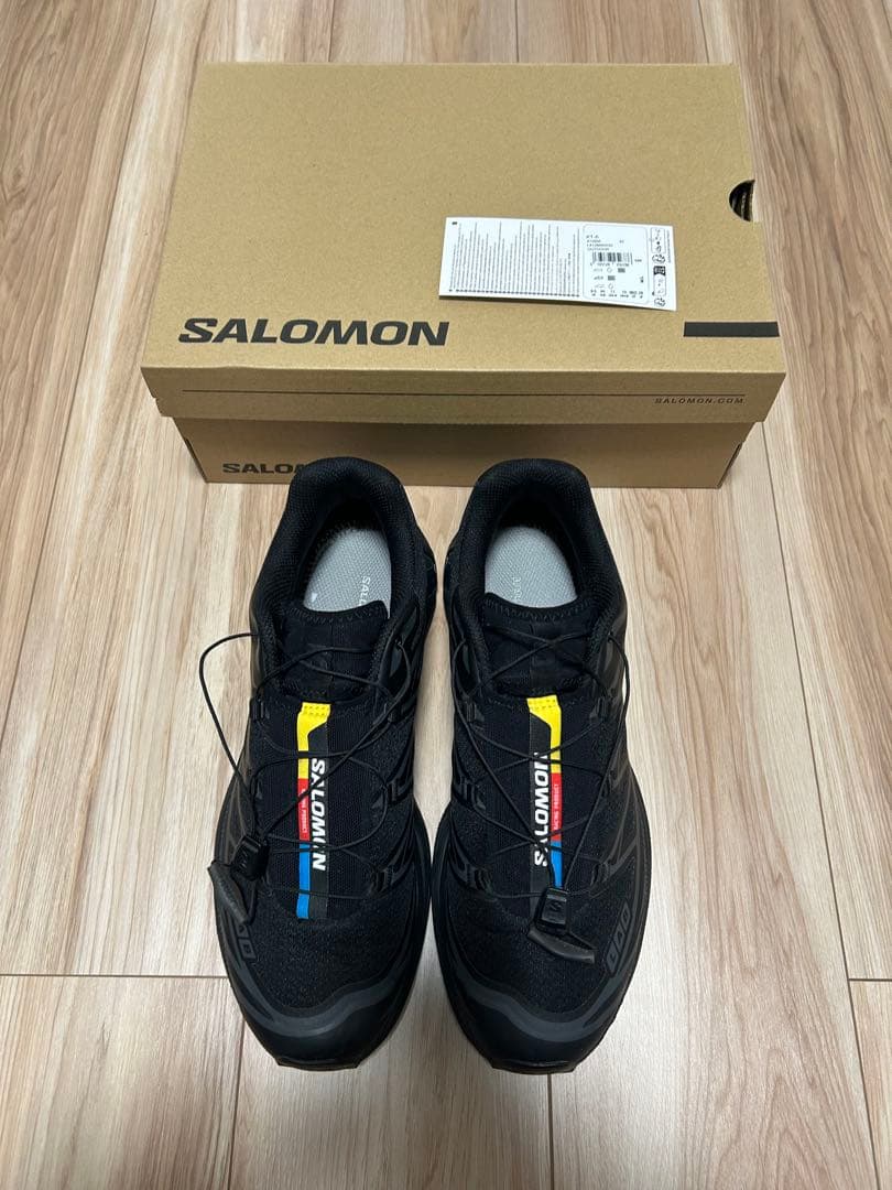 靴 SALOMON XT6 Black / Black / Phantom