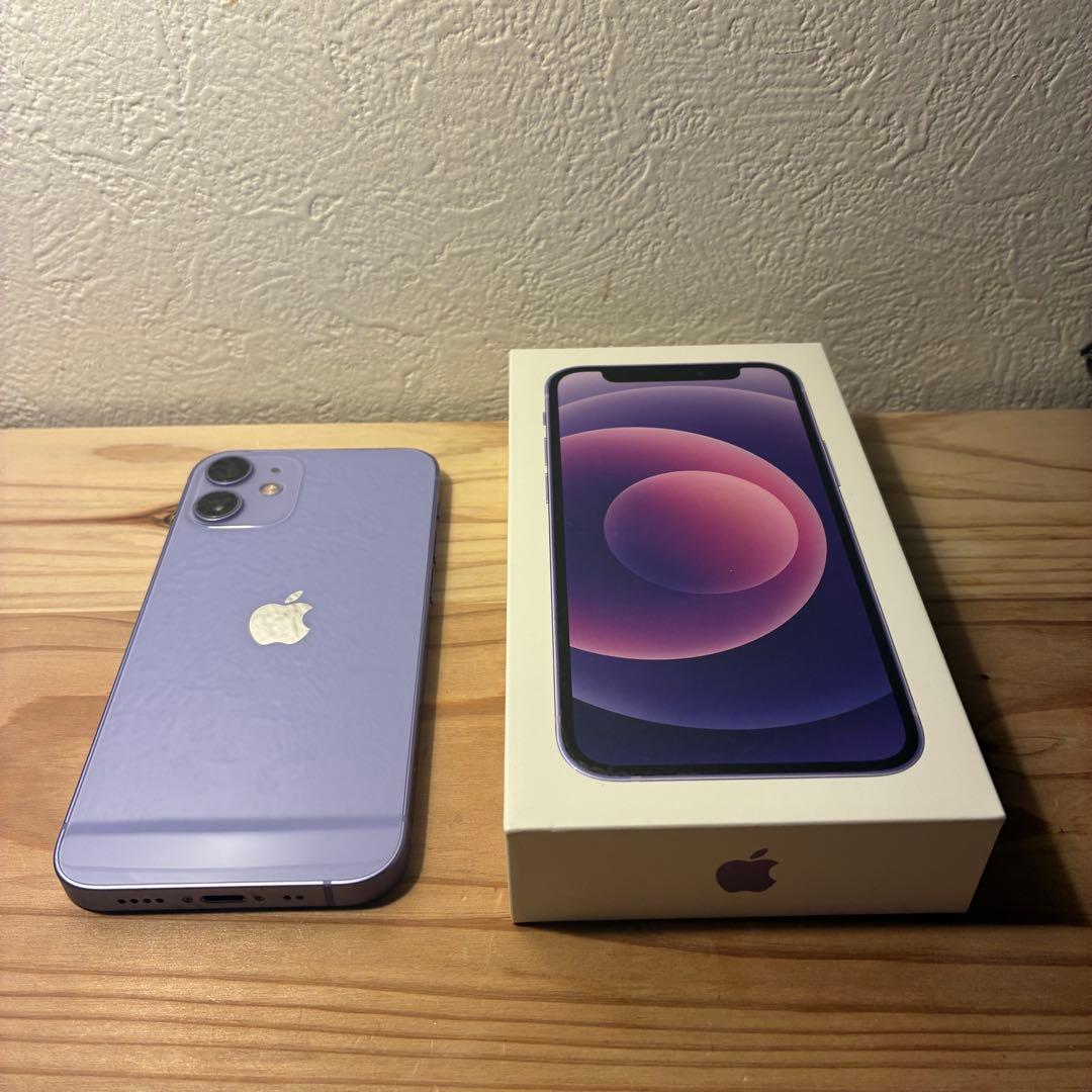 iPhone12mini 本体 パープル 128GB