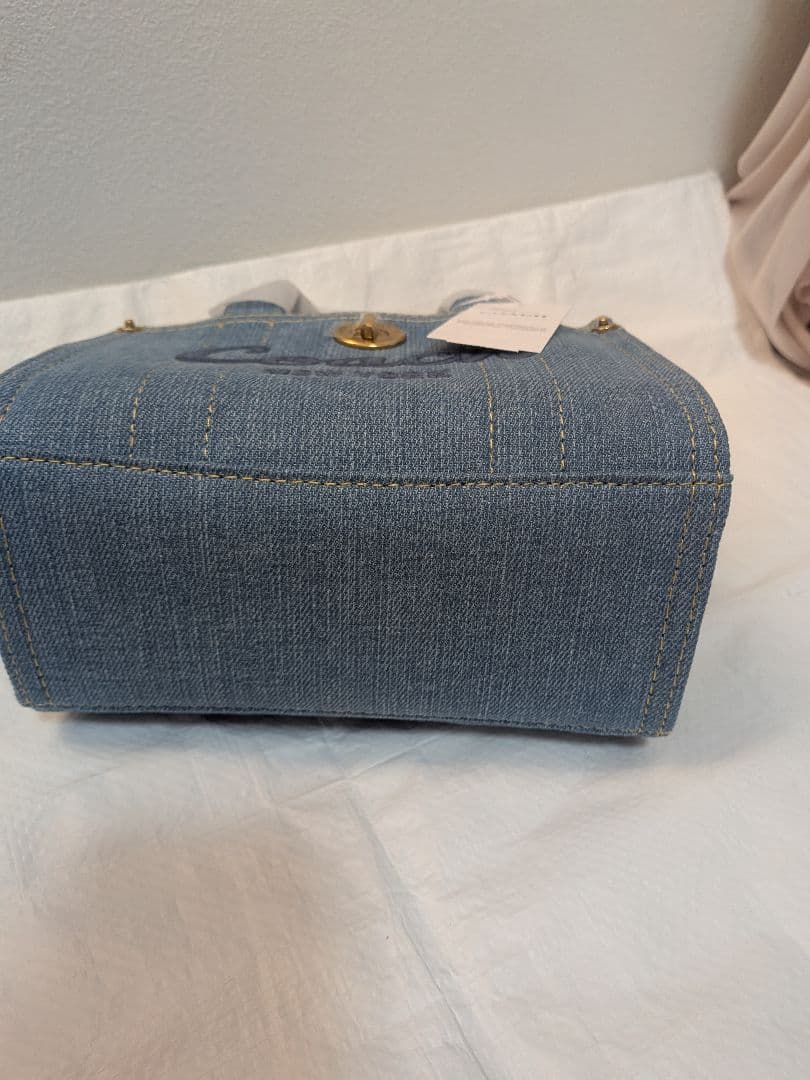 新品未使用Coach デニムトートバッグ