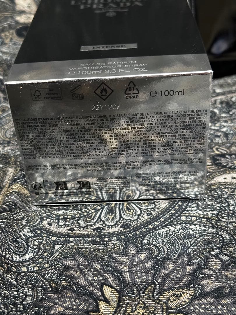 PRADA L'HOMME INTENSE プラダ ロム インテンス100ml