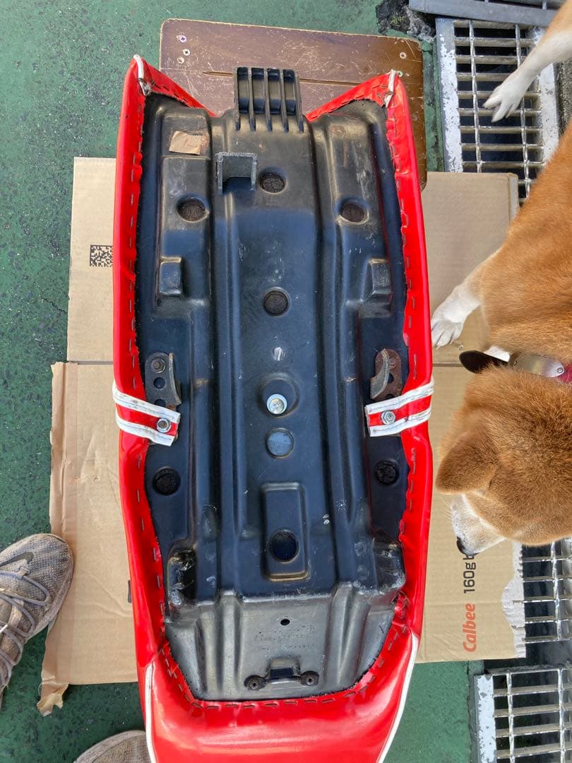 CBR400F用 三段シート 大川製 60センチ