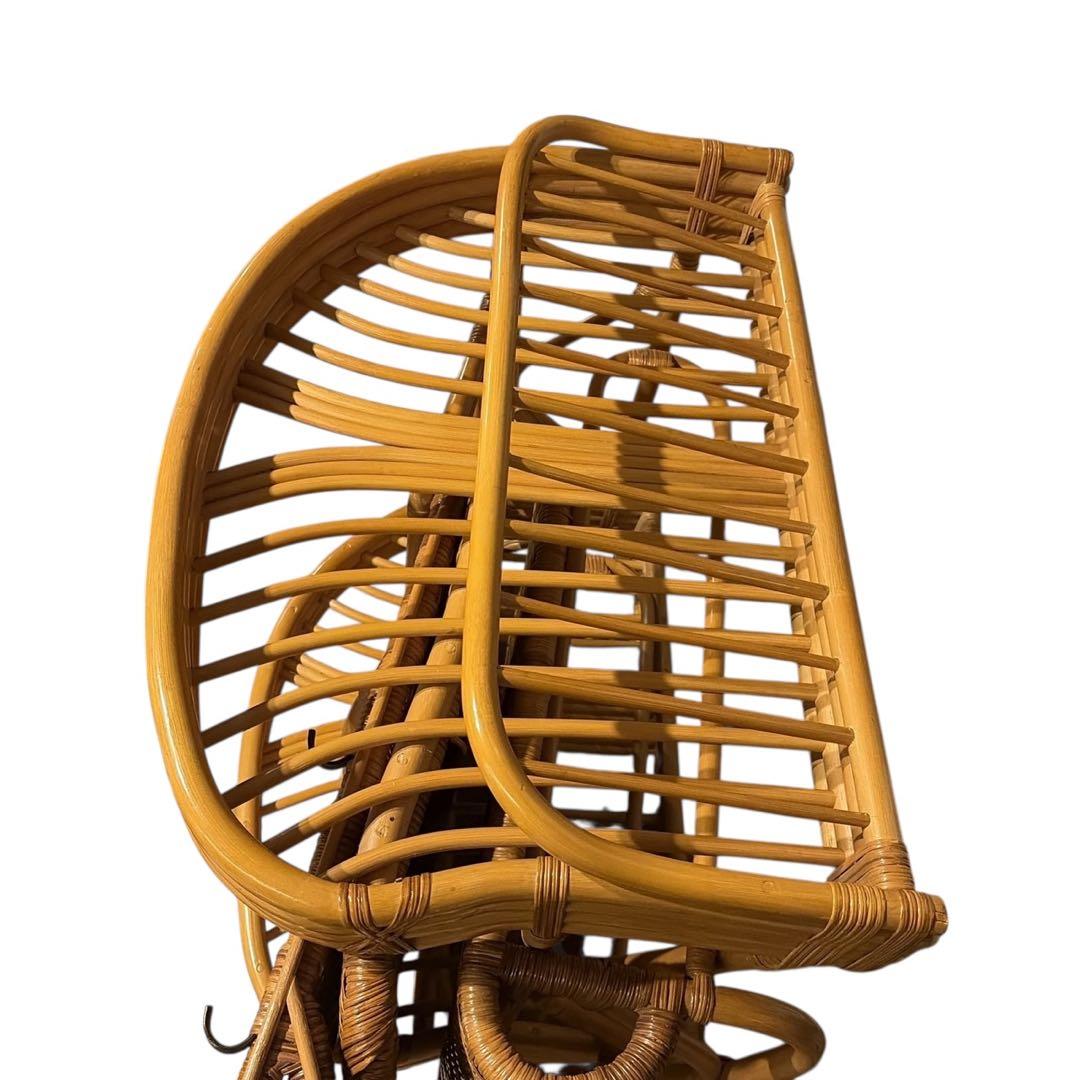 【KOIZUMI】籐ラタン リクライニングチェア コイズミ