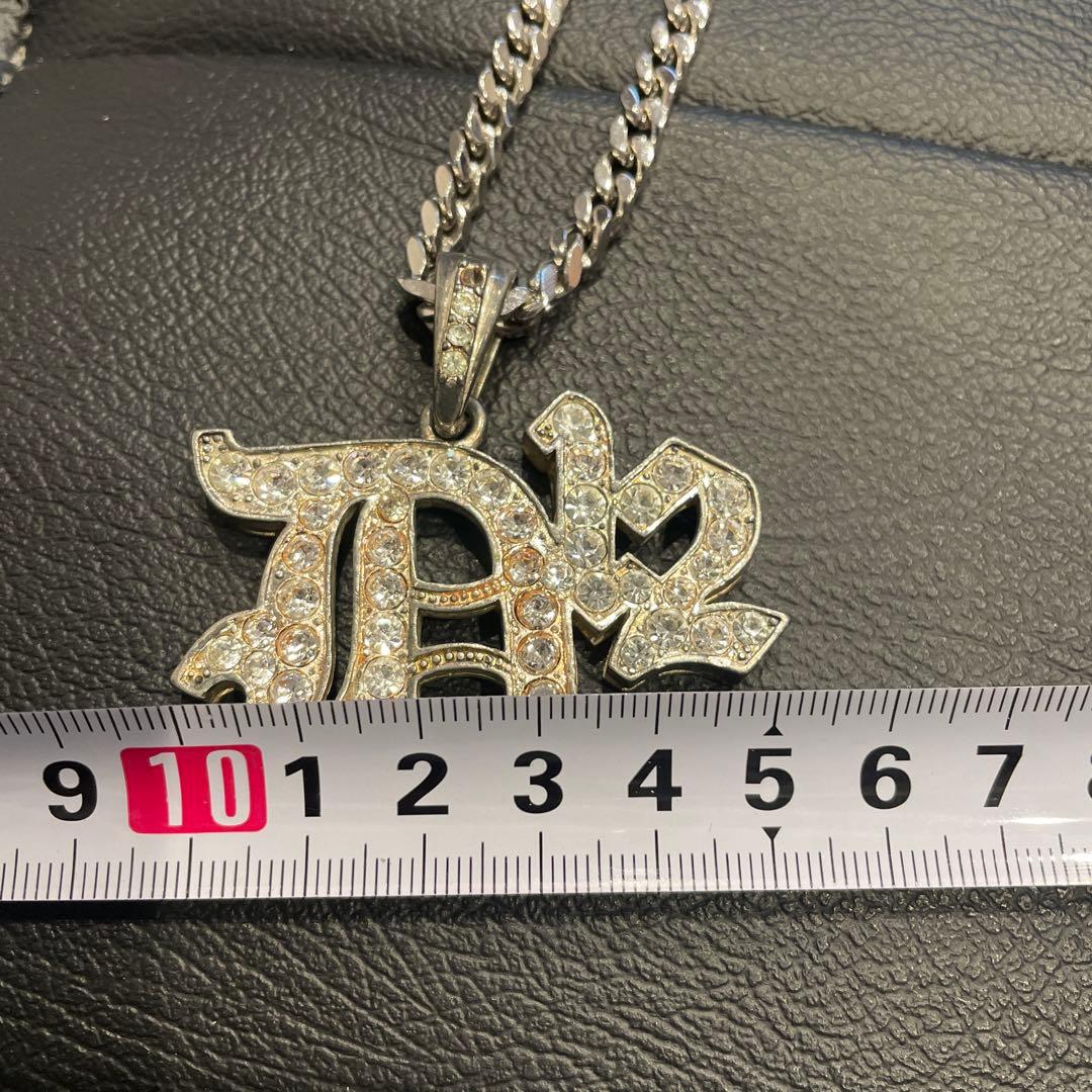 00s 90s D12 Eminem B-boy HIPHOPネックレス 極厚