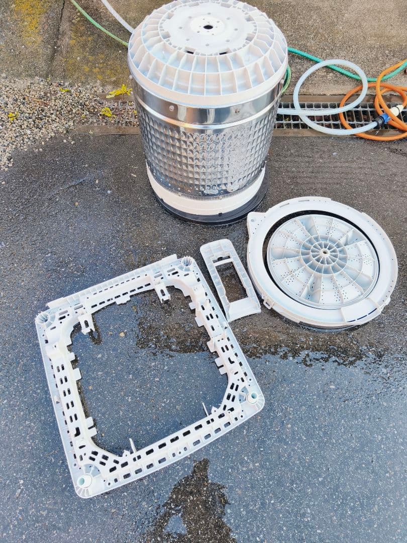 関東限 21年製 条件で配送無料 分解清掃済 縦型洗濯機 全自動洗濯機 洗濯機