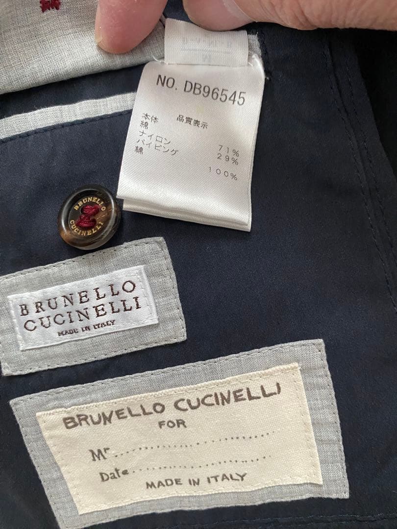 BRUNELLO CUCINELLI ネイビー ジャケット