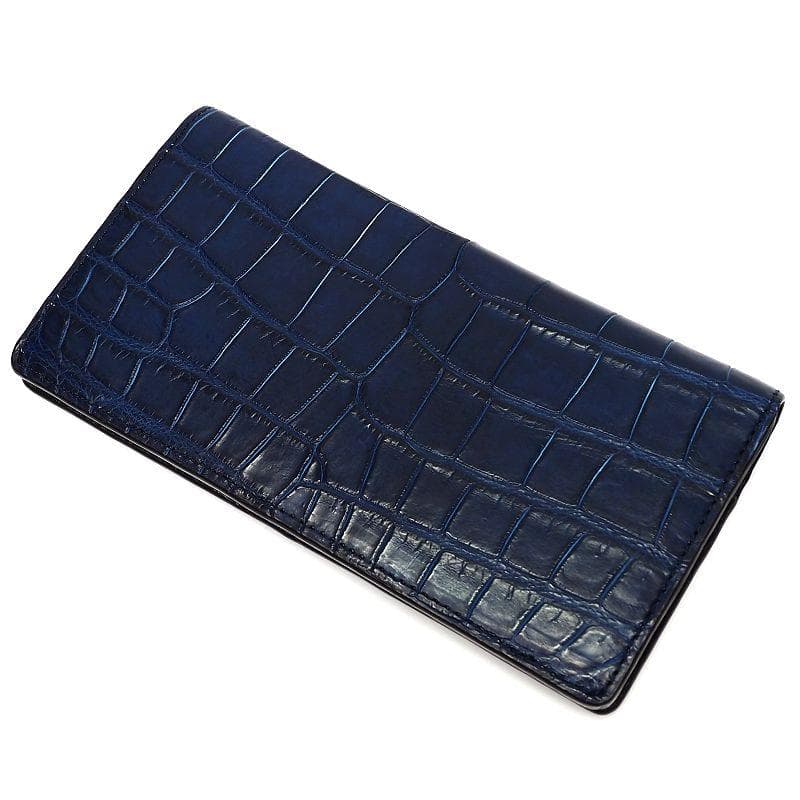 H05118 未使用品 vermilion クロコダイル レザーウォレット