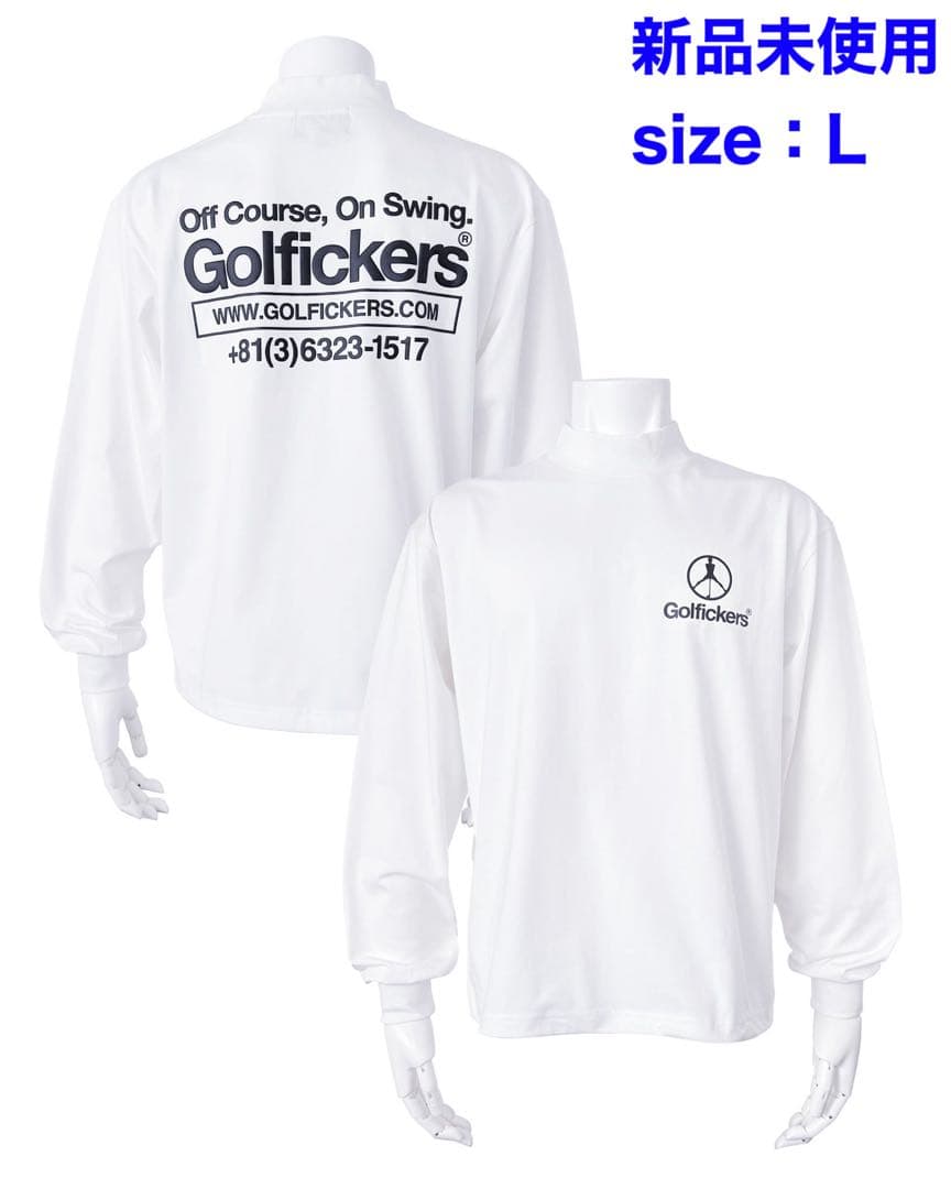 ゴルフィッカーズ　モックネック長袖　L size