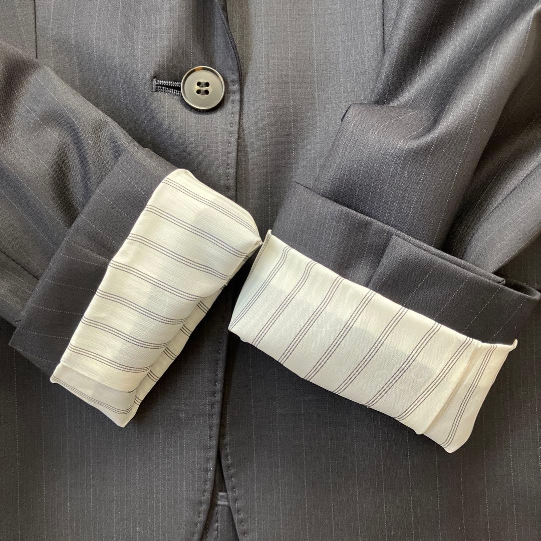 【美品】iCB パンツスーツ　9号サイズ　ダークネイビー