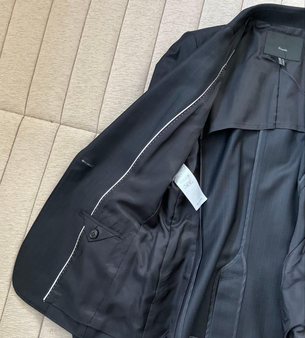 【美品】iCB パンツスーツ　9号サイズ　ダークネイビー