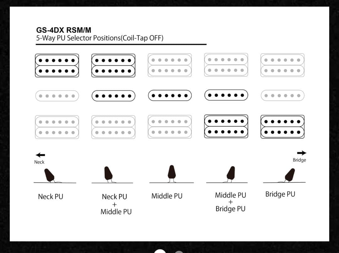 【セール中】Bacchus GS-4DX RSM/M ステンレスフレット