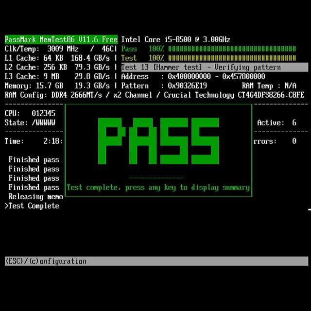 DDR4-2666 16GB=4GB×4 CT4G4DFS8266.C8FE ④