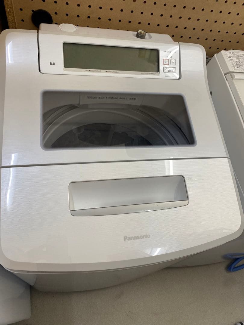 Panasonic 縦型洗濯機 8.0kg ホワイト　2021年製