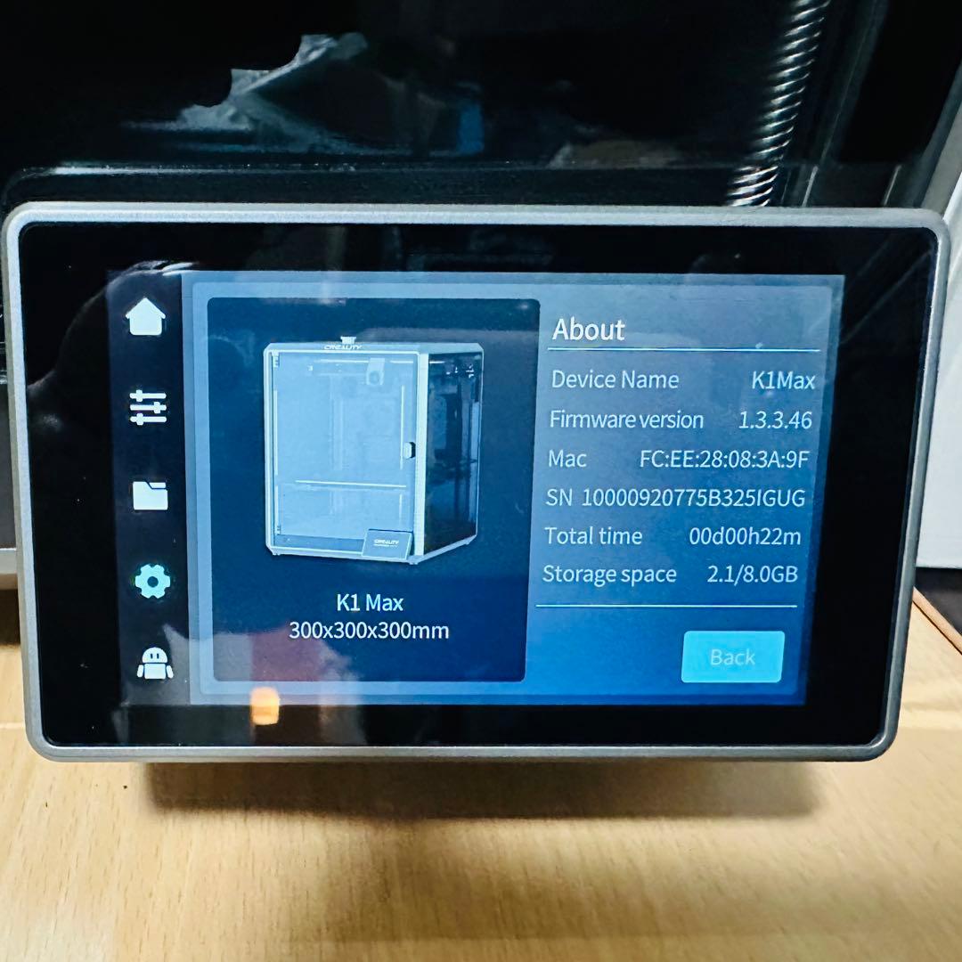［ほぼ新品］CREALITY K1 MAX 3Dプリンター 大容量 高速印刷
