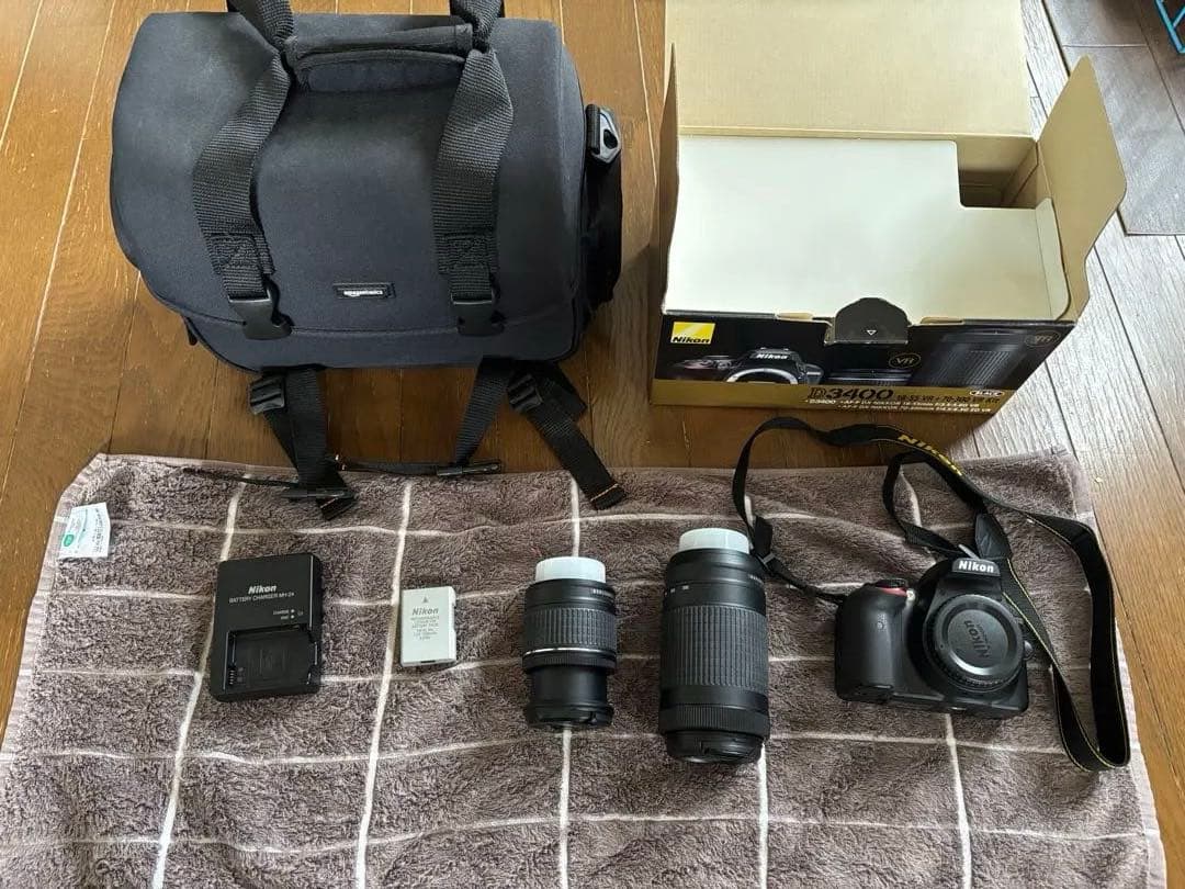 Nikon D3400 レンズ2ケ バックサービス