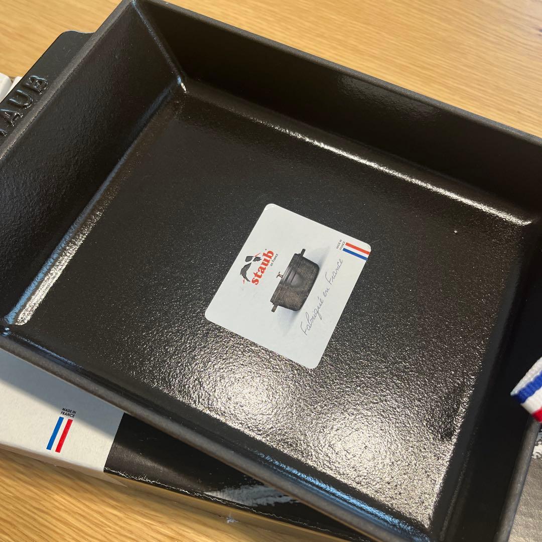 ストウブ　片手スクエアパン　エッグパン