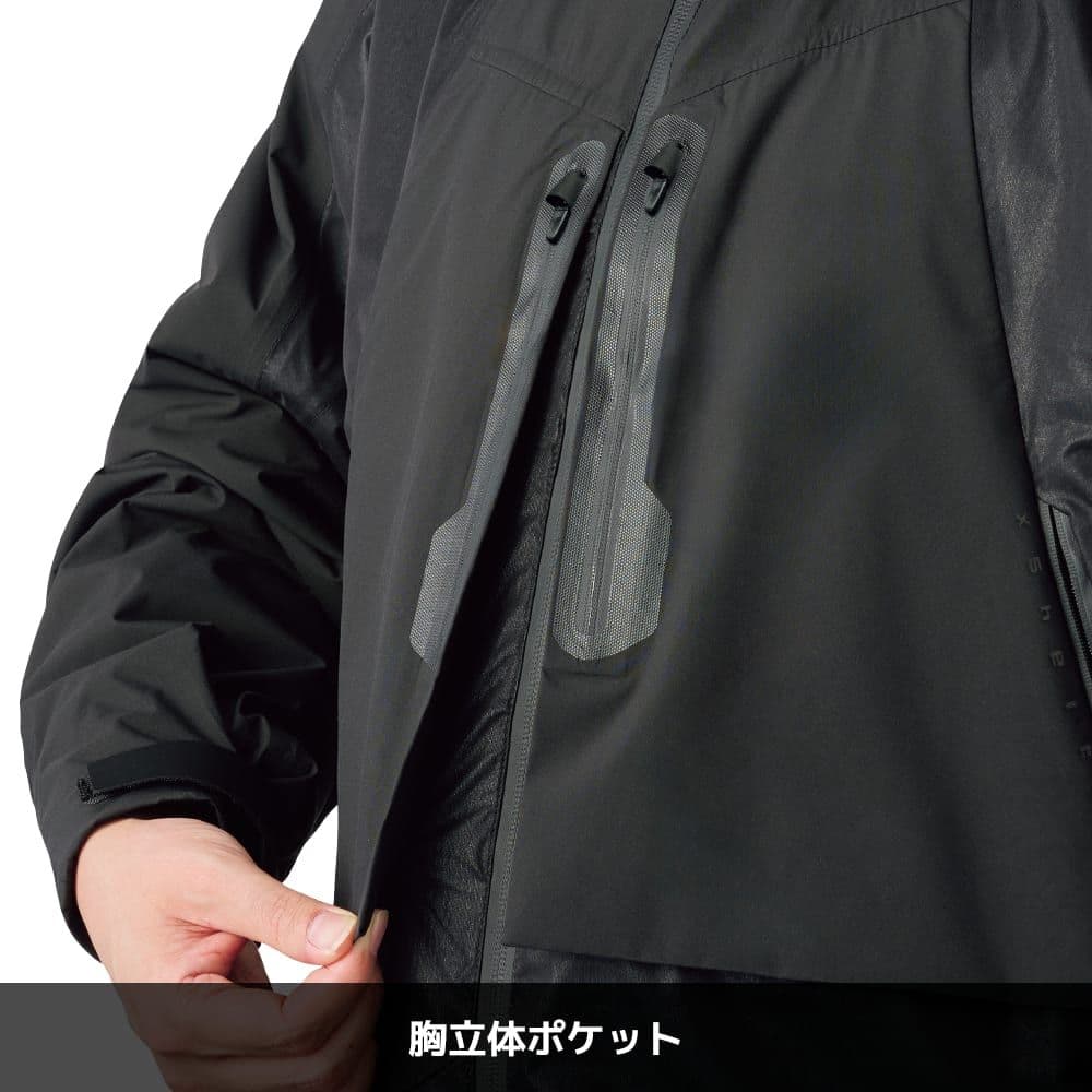 《美品・完売品》エックスシェルター断熱βプレミアム超透湿防水防寒ジャケット 3L