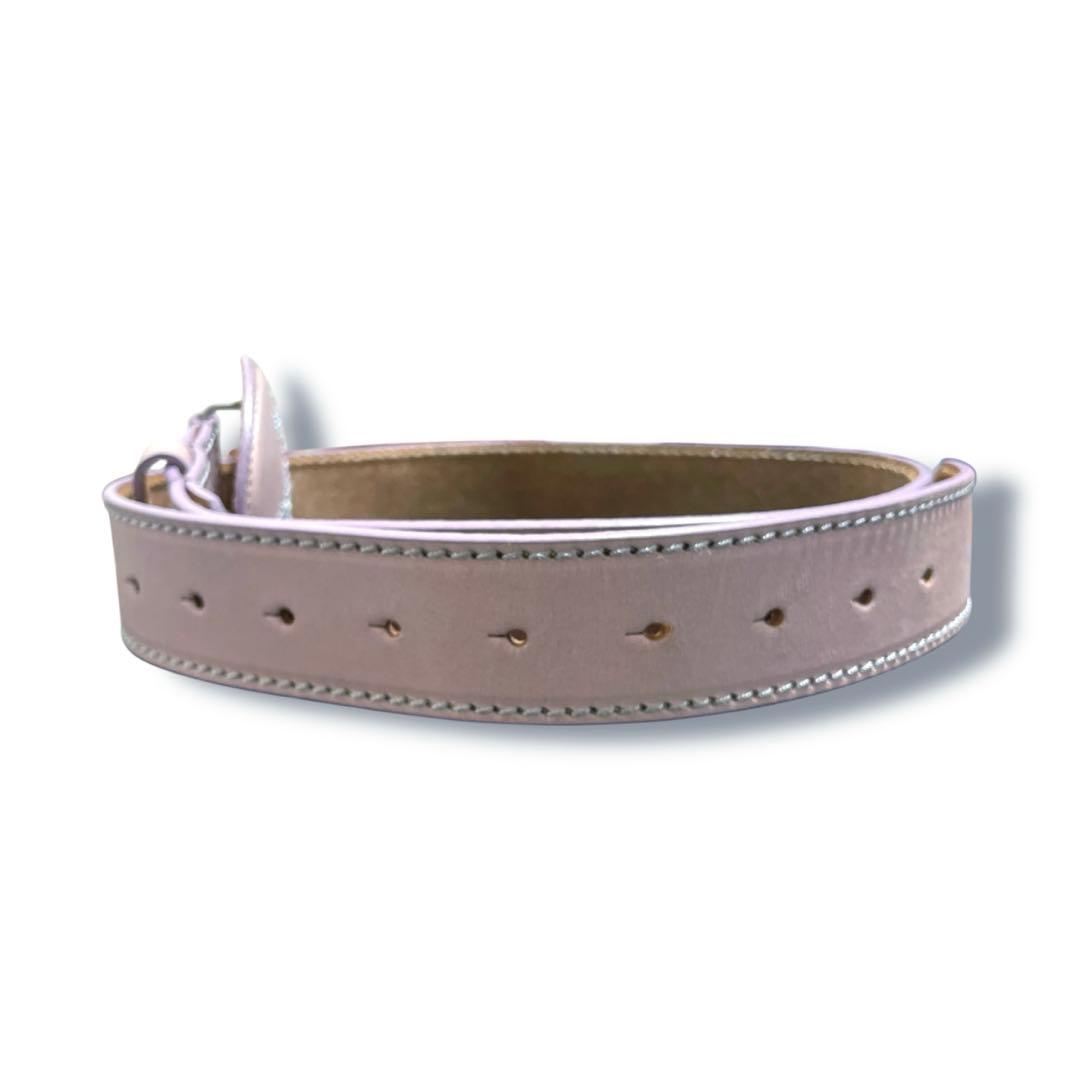 【美品】Vivienne Westwood 薄紫　薄ピンク　レザーベルト　刺繍