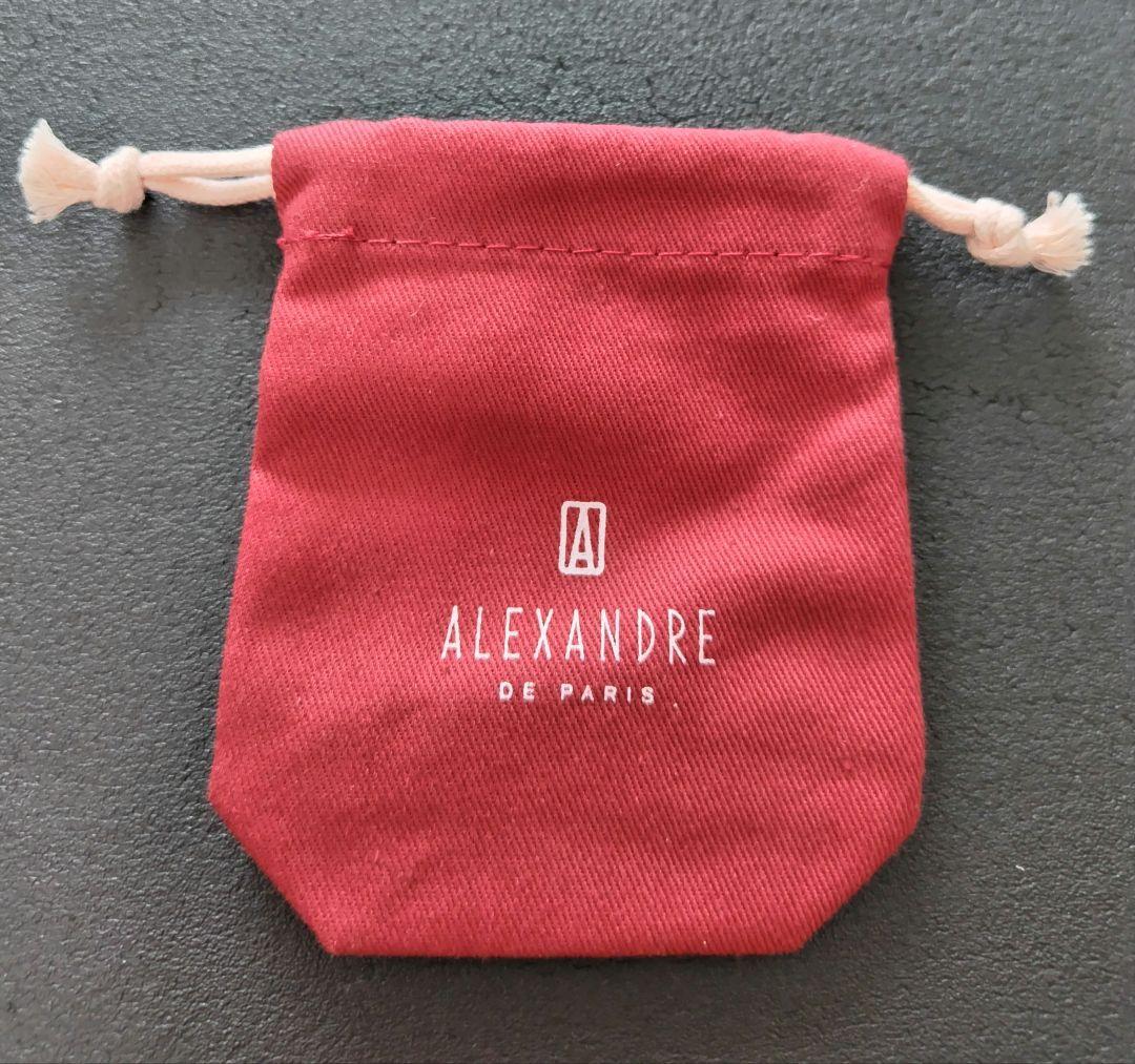 新品未使用　激レア　アレクサンドルドゥパリ 花形　パール　クリスタル　バレッタ