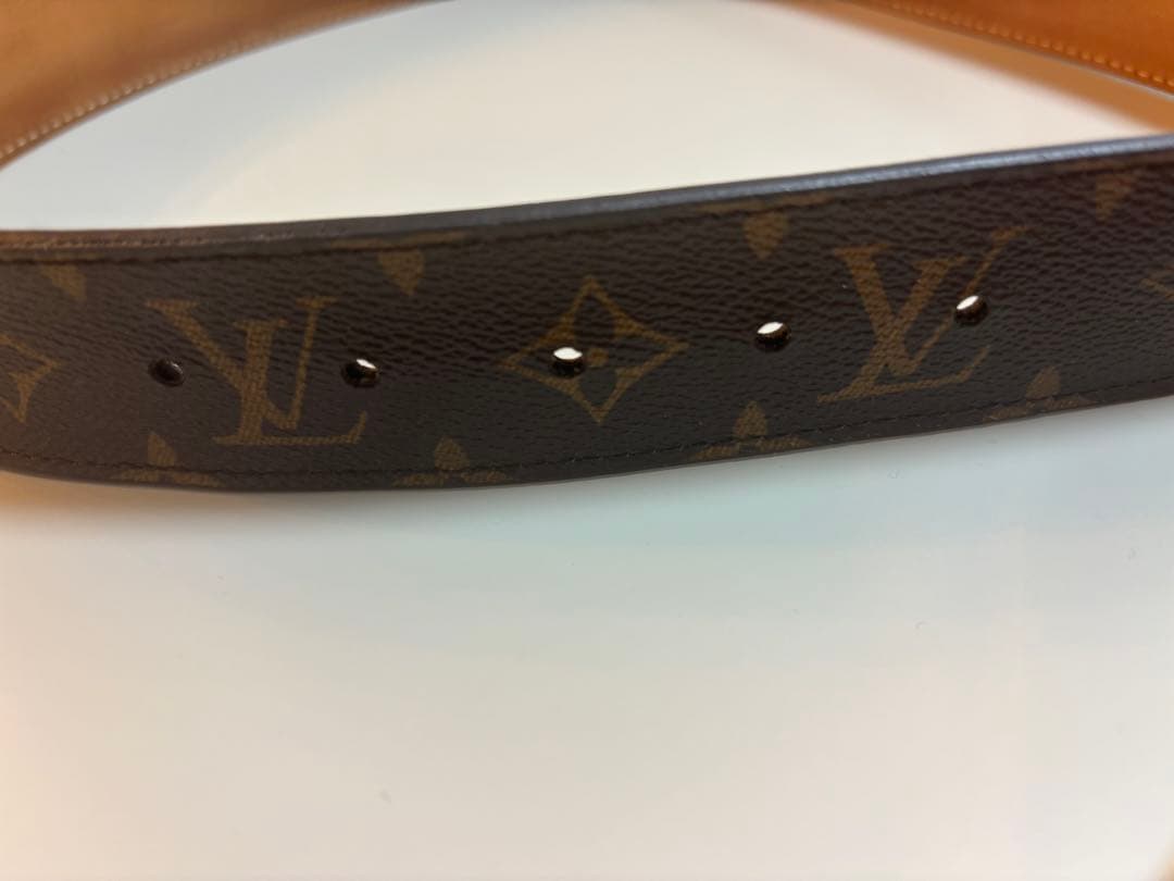 【良品】Louis Vuitton モノグラム　ベルト 85/34