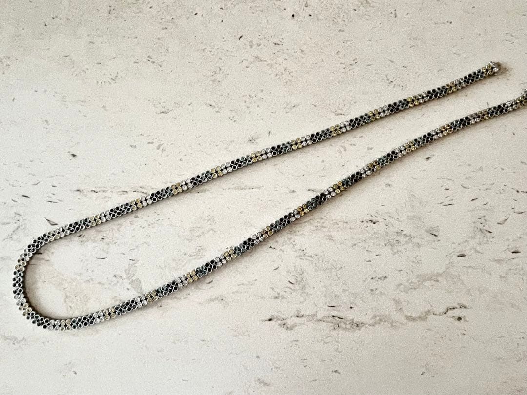 希少⭐︎LA買付在庫品HIPHOP Silver925 テニスチェーン