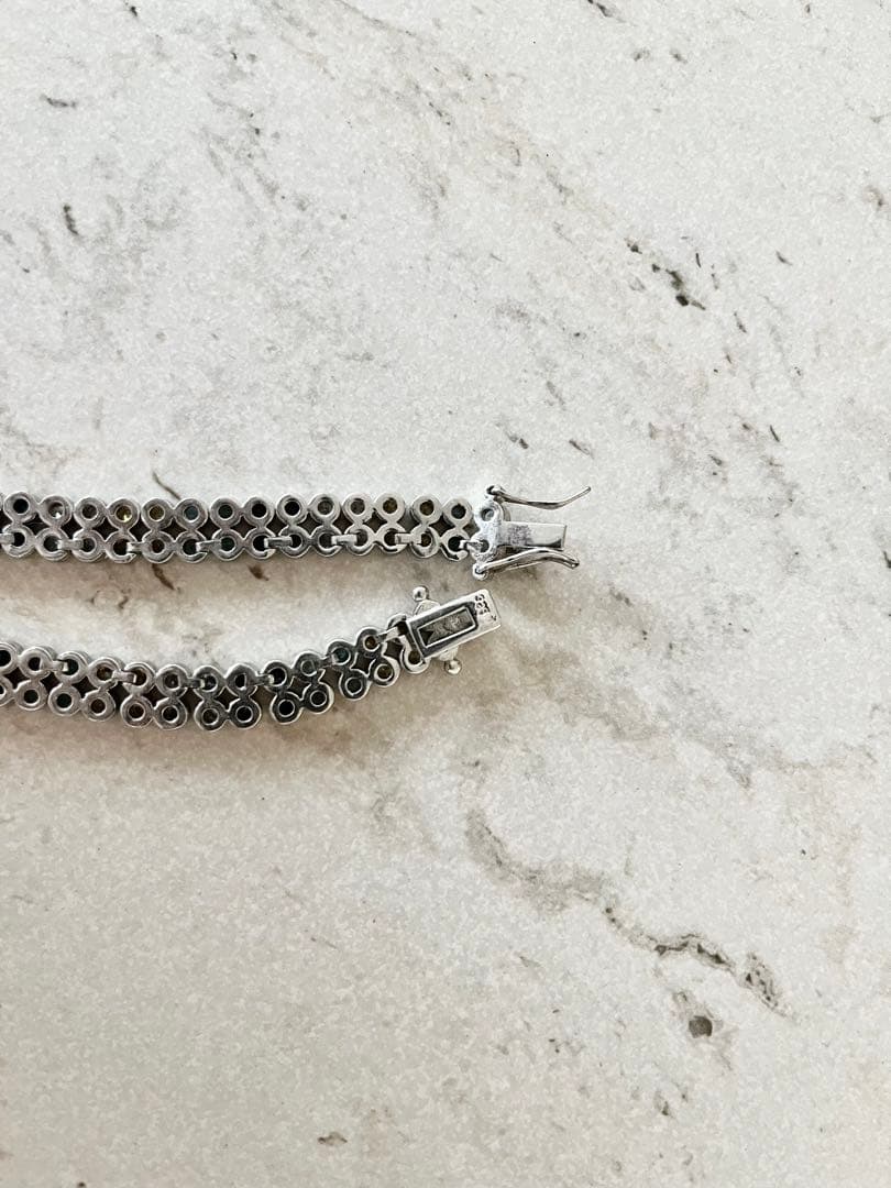 希少⭐︎LA買付在庫品HIPHOP Silver925 テニスチェーン