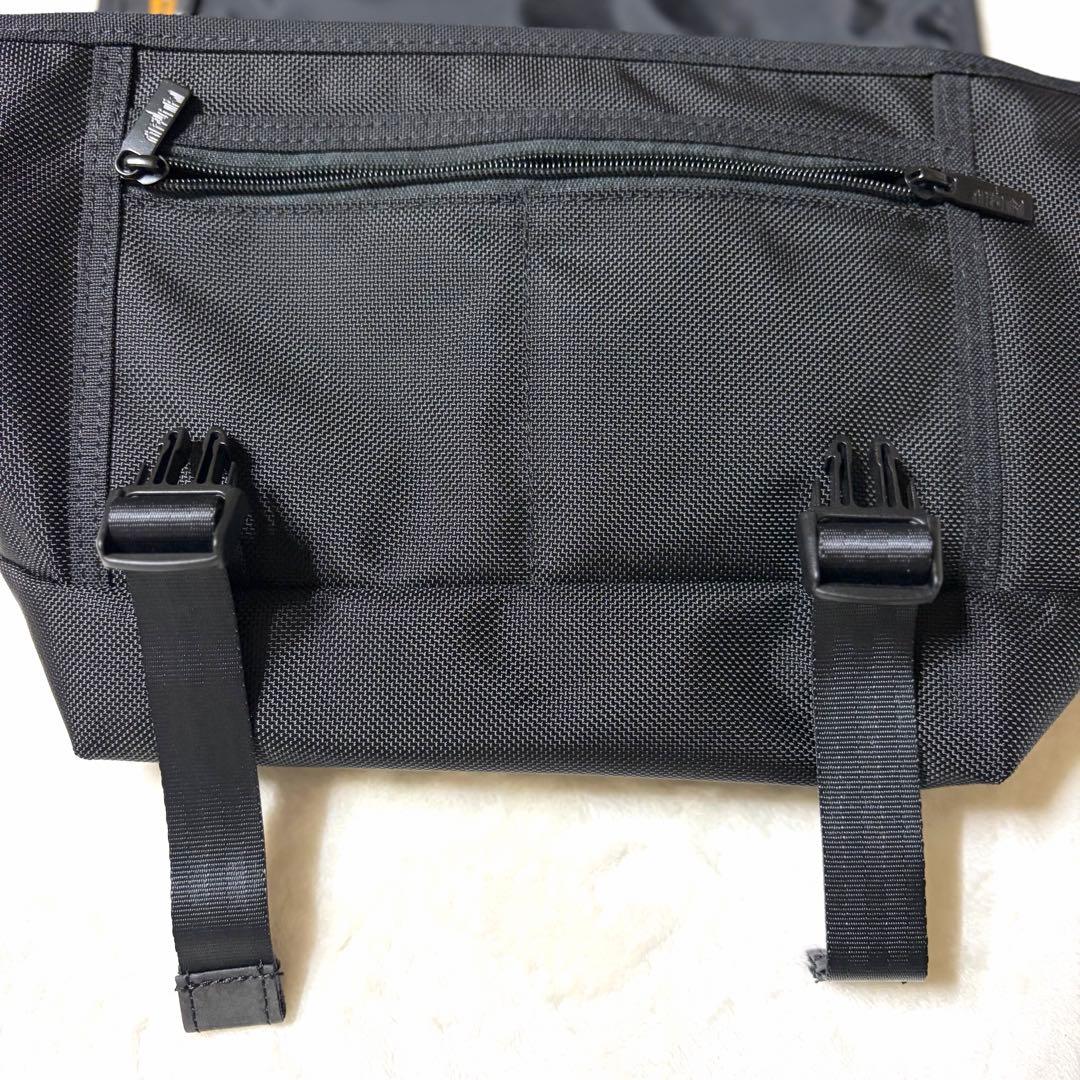 【マンハッタンポーテージ ブラックレーベル】コーデュラ メッセンジャーバッグ 黒