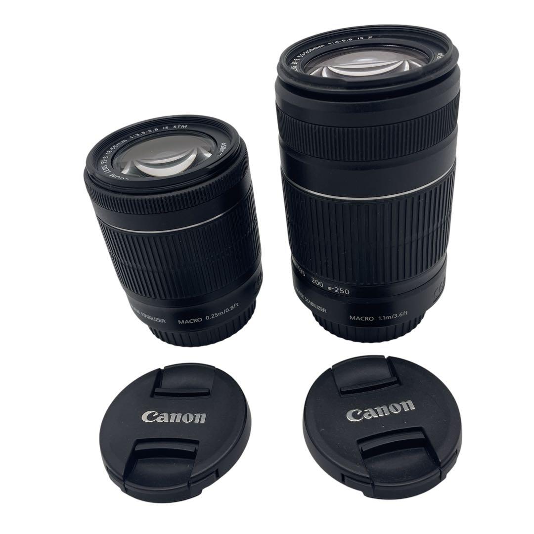 一眼レフカメラ Canon EOS 7D Mark II標準&望遠レンズセット