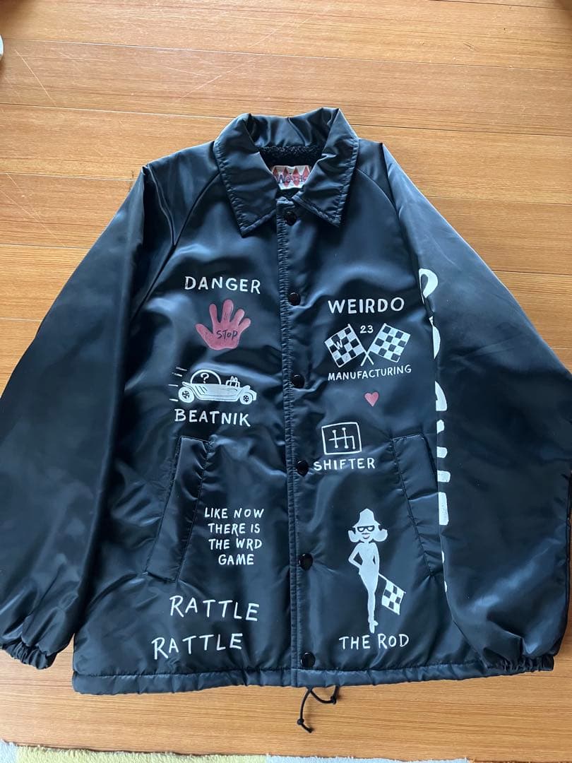WEIRDO ナイロンジャケット M ブラック
