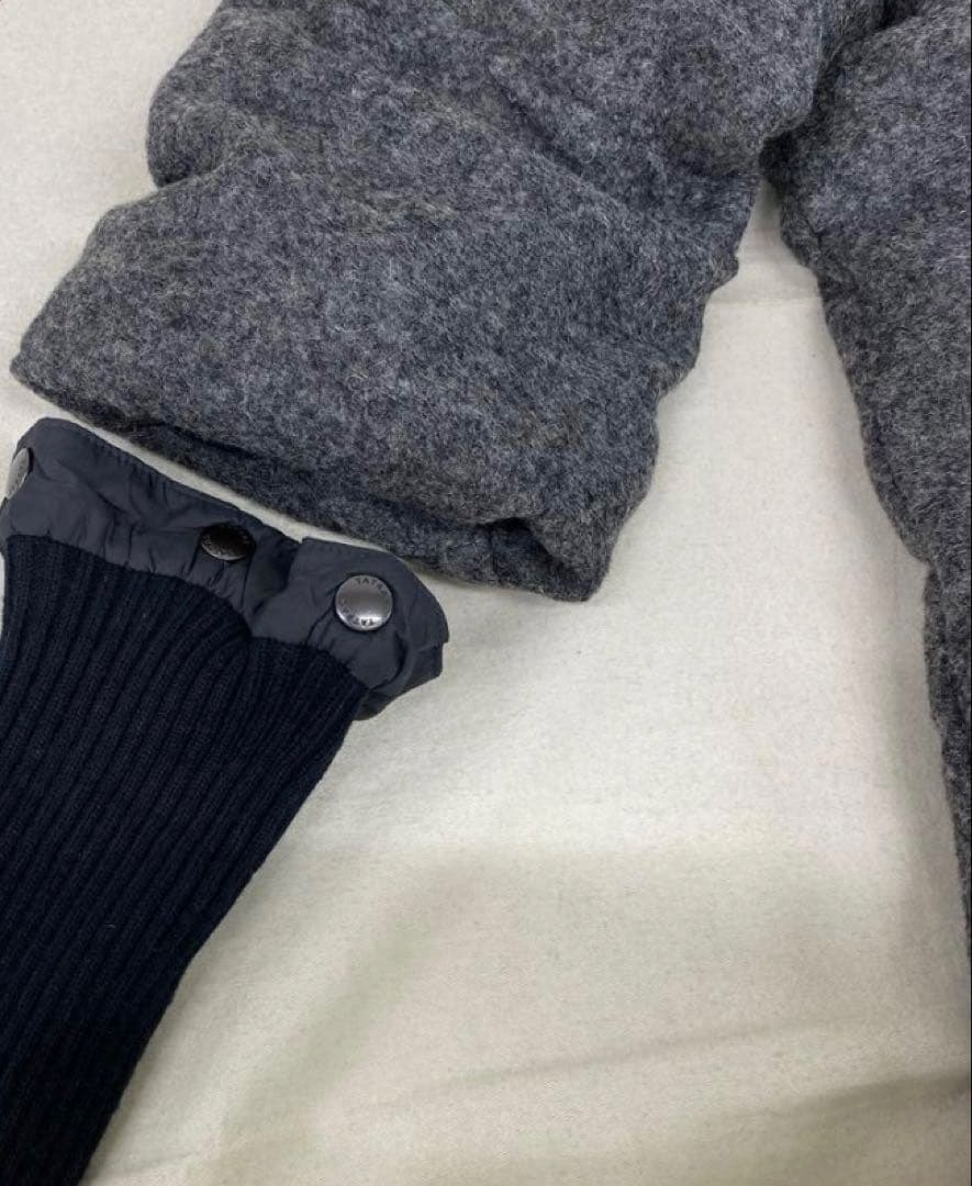 タトラス ダウンジャケット アウター 袖口リブ グレー レディース