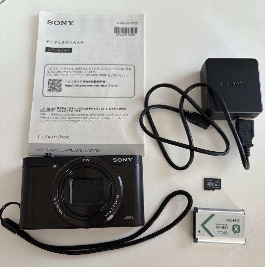 しろくろ　SONY Cyber-shot DSC-WX800