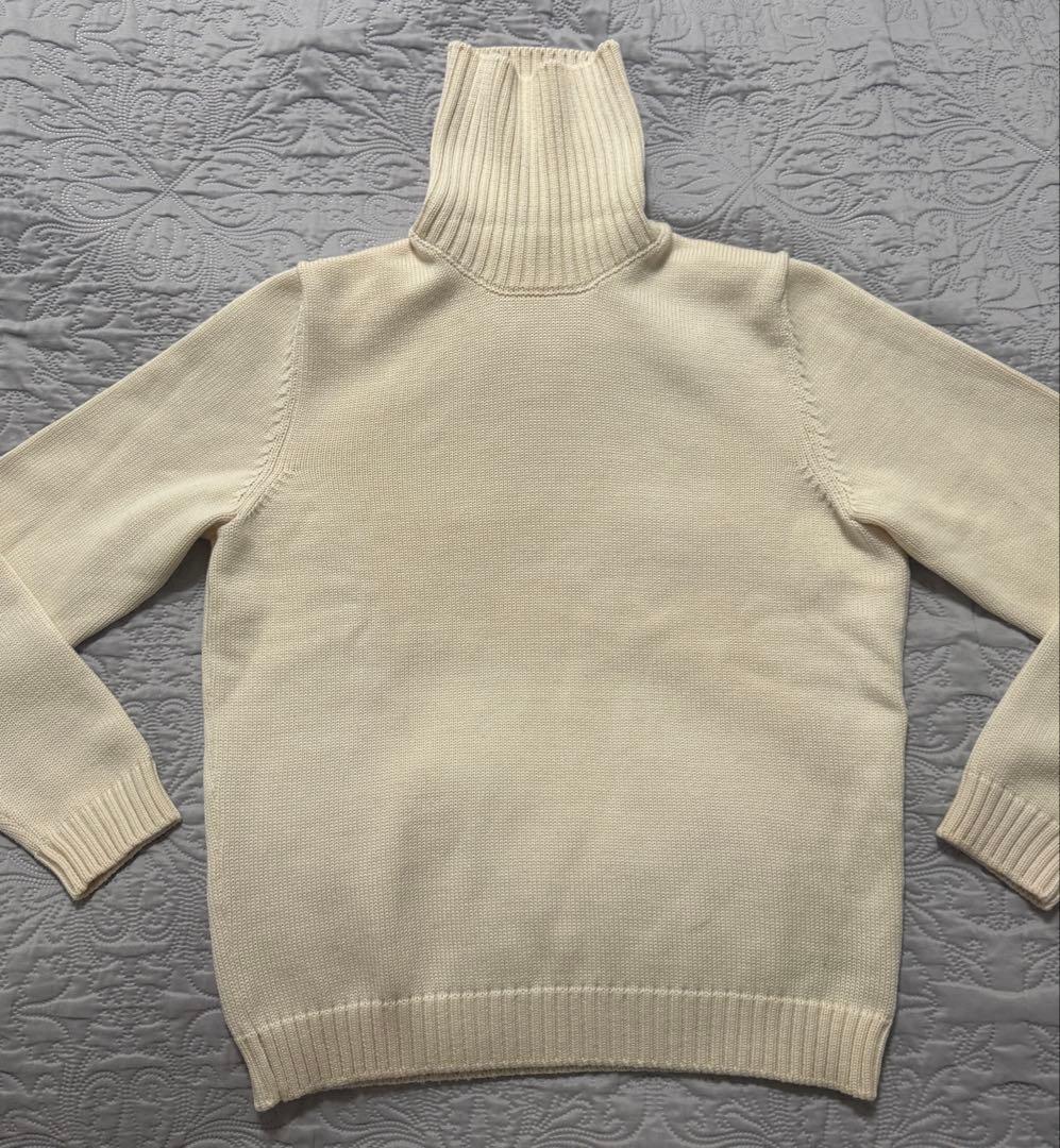 極美品ZANONE ザノーネ タートルネックニット5G ミドルゲージ サイズ50
