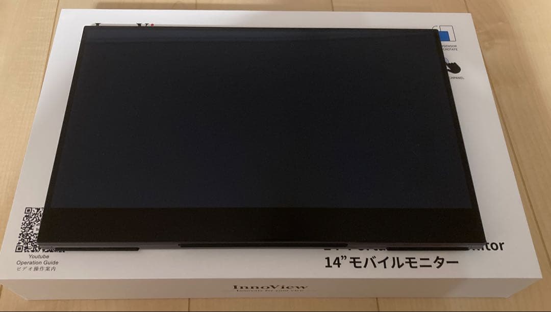 Innoview 4Kモバイルモニター 14インチ タッチパネルINVPM204
