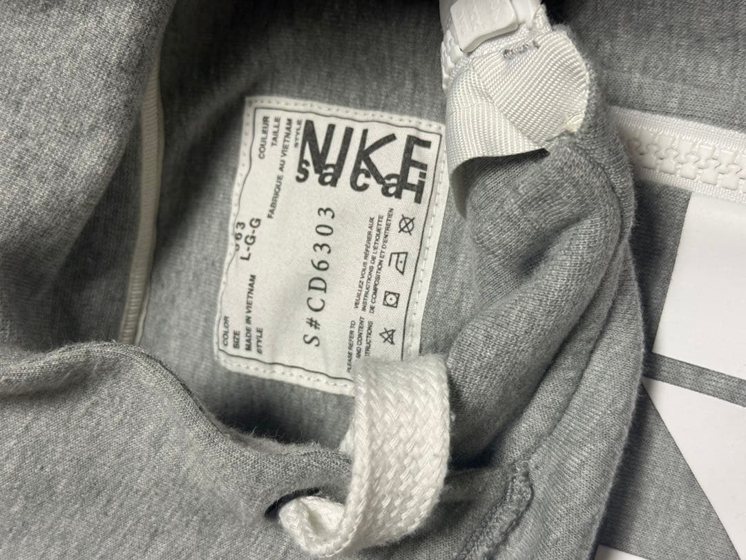 は*じ様 Sacai Nike 再構築　パーカー ナイキ　サカイ ldwaffl