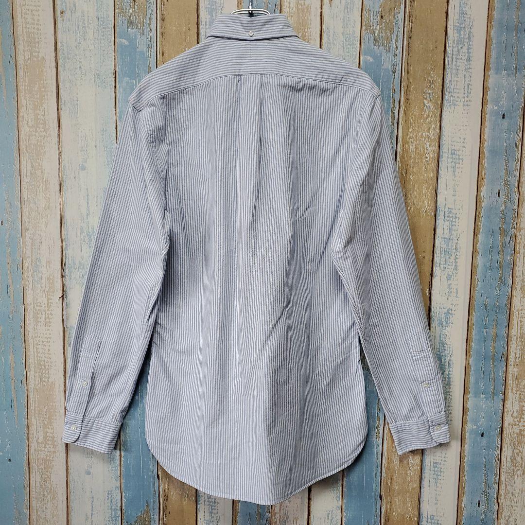 ☆ポロラルフローレン☆ストライプBDシャツ☆オックスフォード☆カラーポニー☆Ｍ