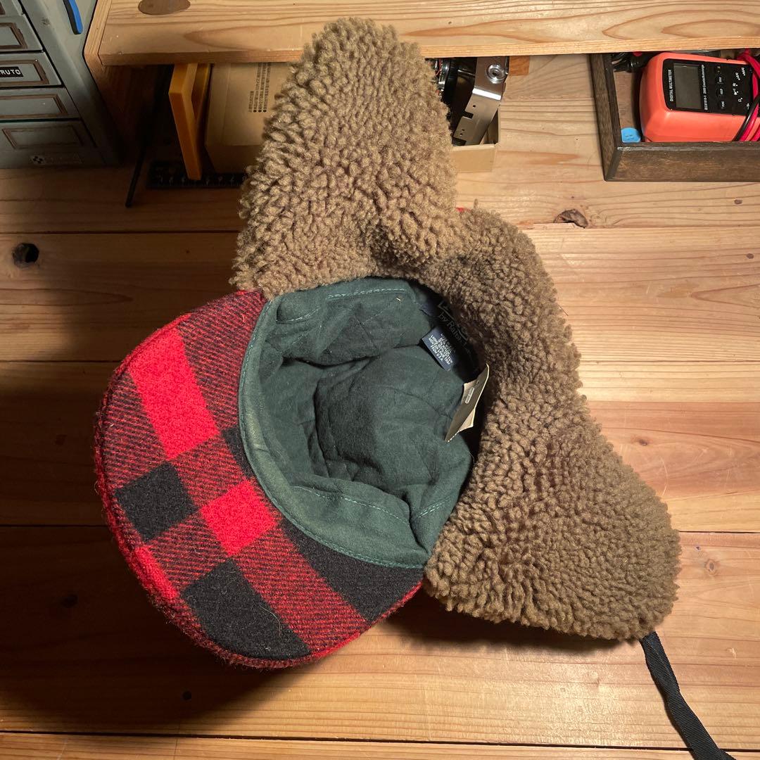 POLO Ralph Lauren チェックフライトキャップ USA製 90s