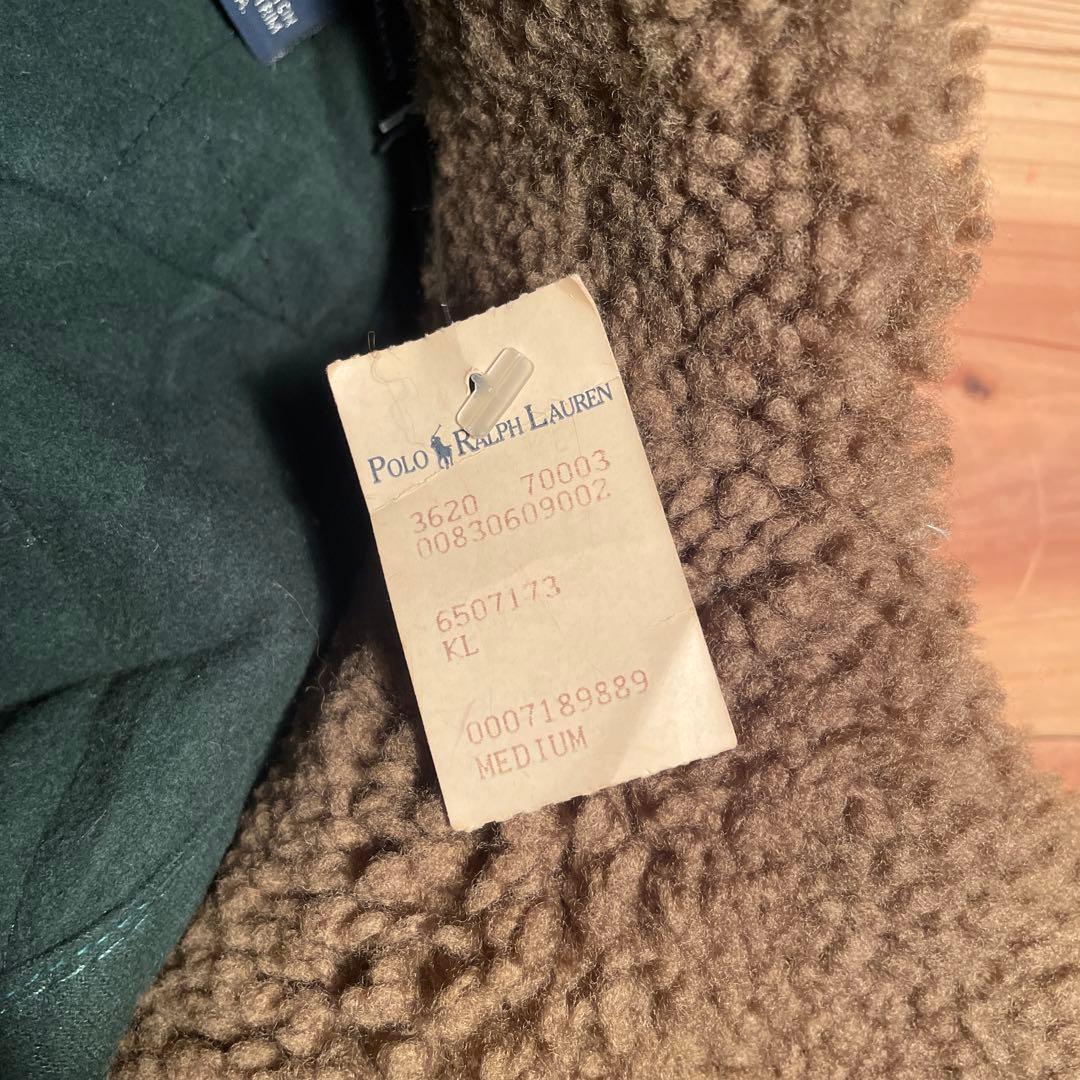 POLO Ralph Lauren チェックフライトキャップ USA製 90s