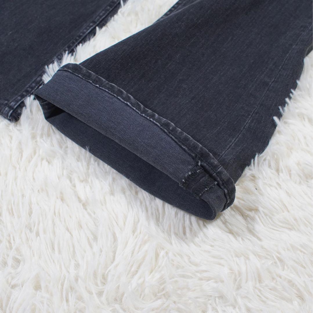 未使用《ヤヌーク》ブーツカット(W22)57122302 UBK フレア