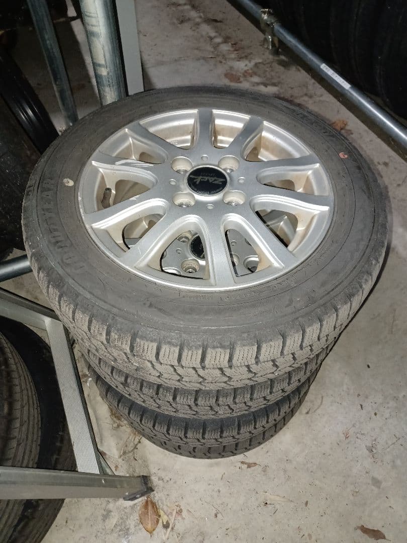 ★スタッドレスタイヤセット4本155/65R13 アイスナビ7★バリ溝！22年製