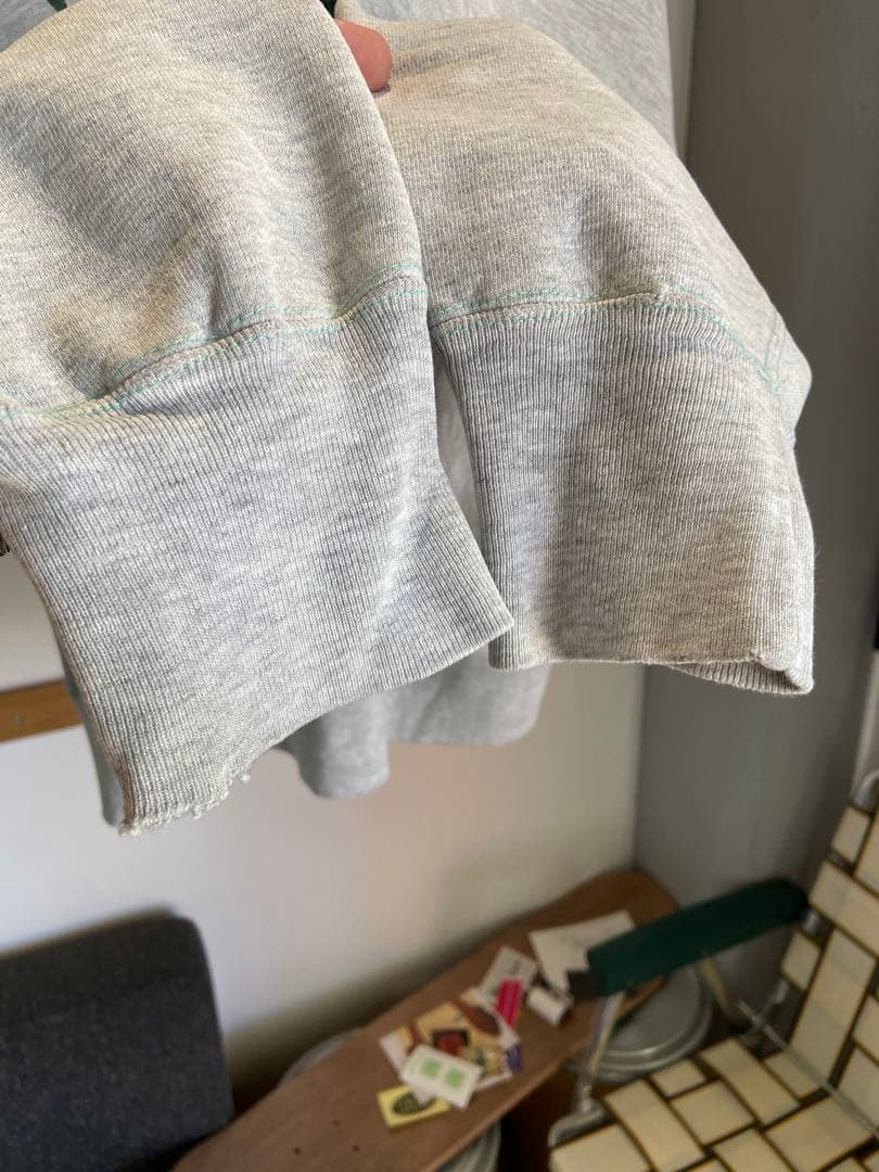 激レア　グリーンステッチ　80s champion reverse weave