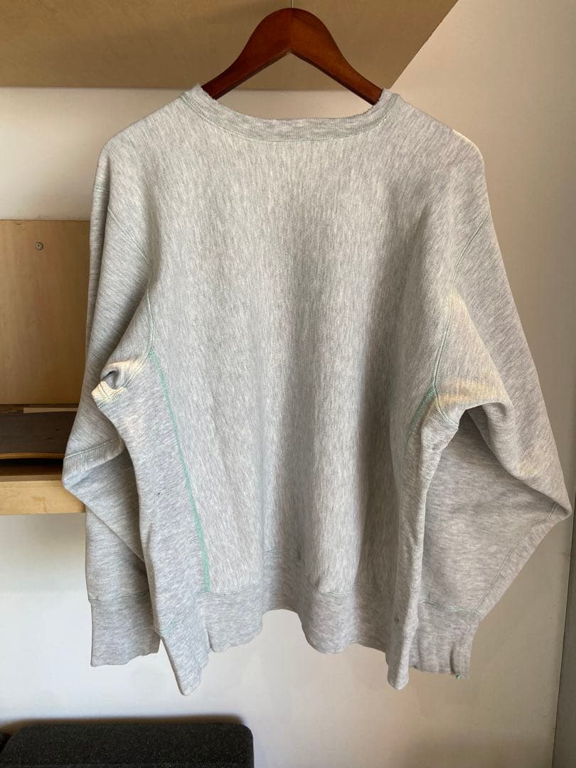 激レア　グリーンステッチ　80s champion reverse weave