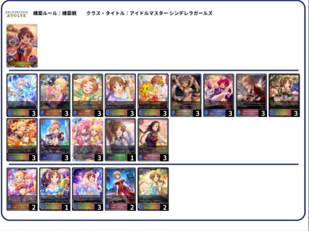 キラデコ2、高森1/1、本田未央エボルヴ2、イヴ3枚抜き